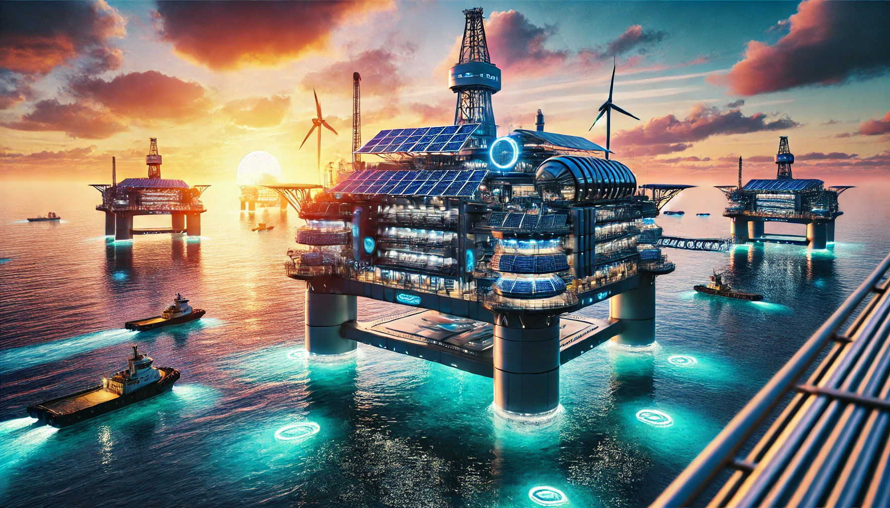 إنجاز في مجال الطاقة: إطلاق أول منصة نفطية خالية من الكربون في الخليج العربي